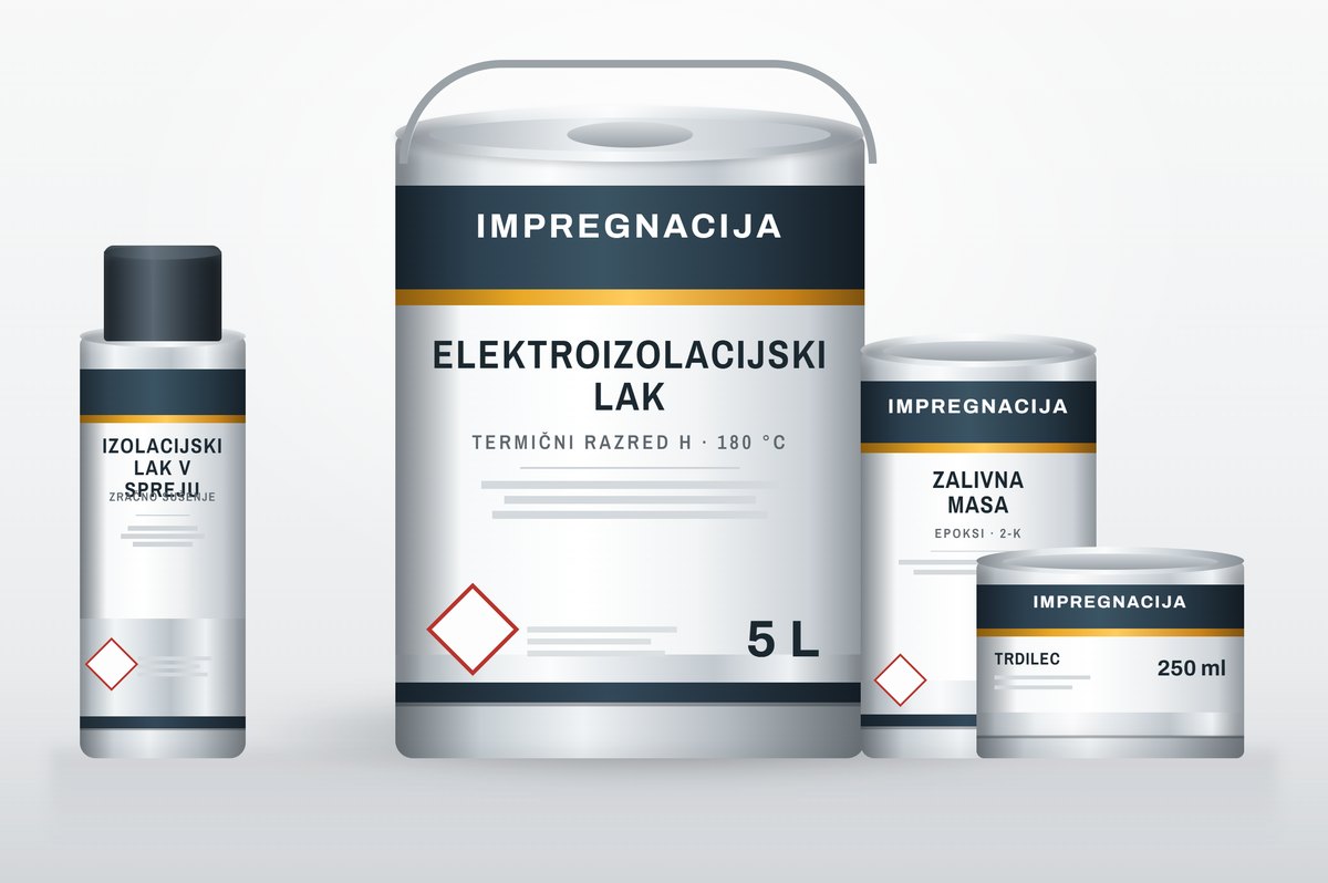 Impregnacijski laki in zalivne mase za elektroindustrijo